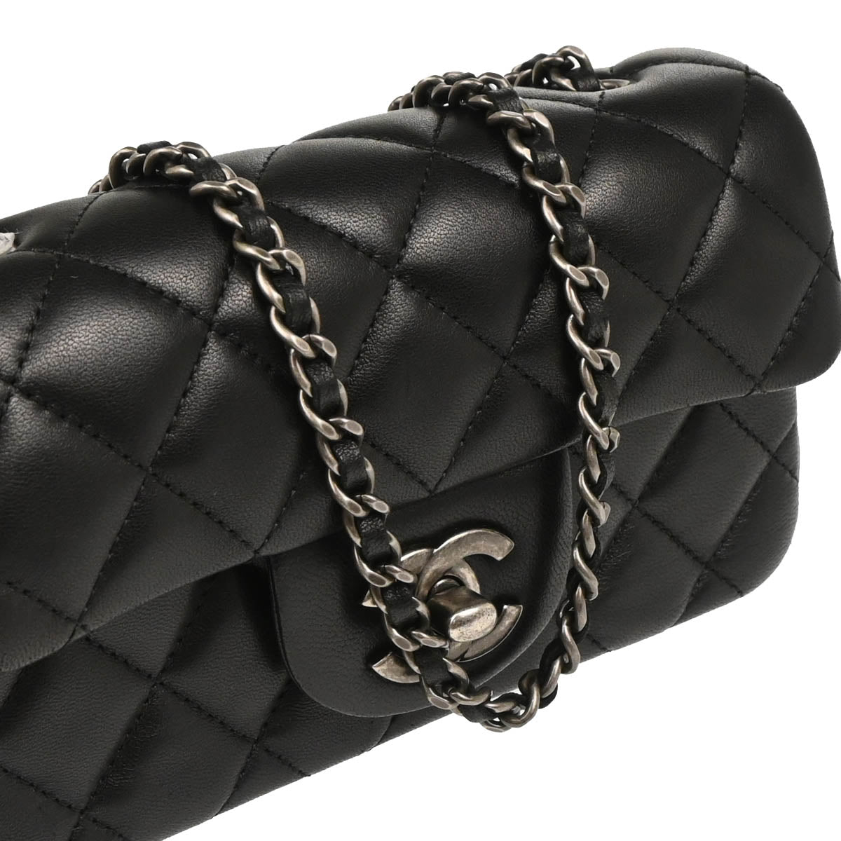 Chanel 2014 Black Lambskin Shoulder Bag