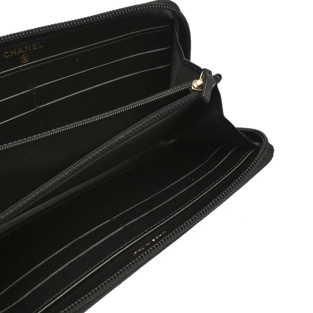 Chanel 2018-2019 Black Calfskin Wallet