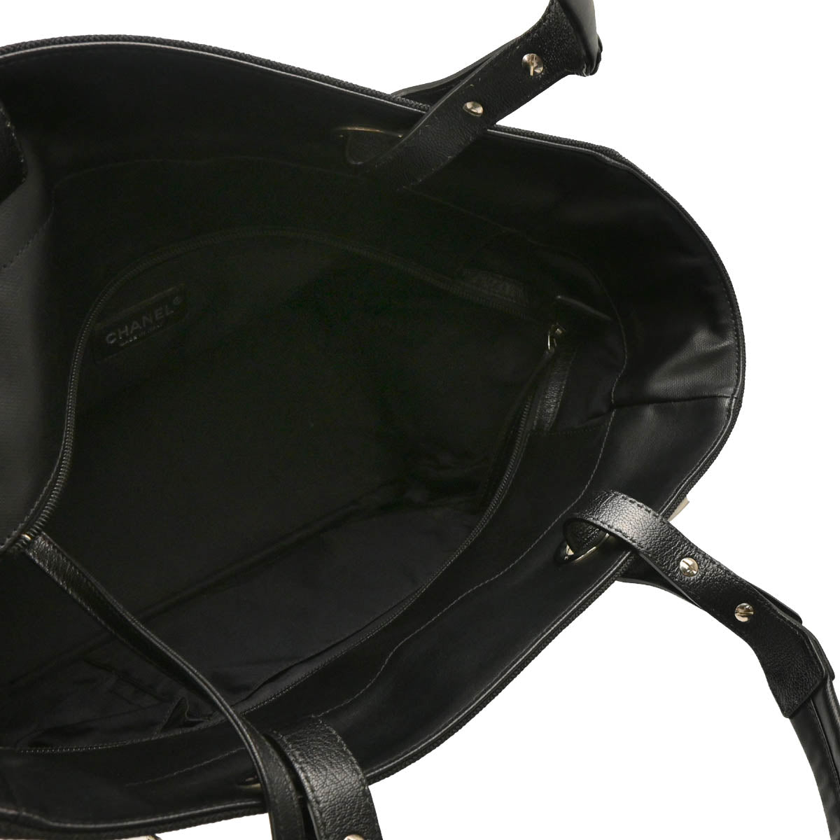 Chanel 2012-2013 Black Leather Paris-Biarritz GM Tote Handbag