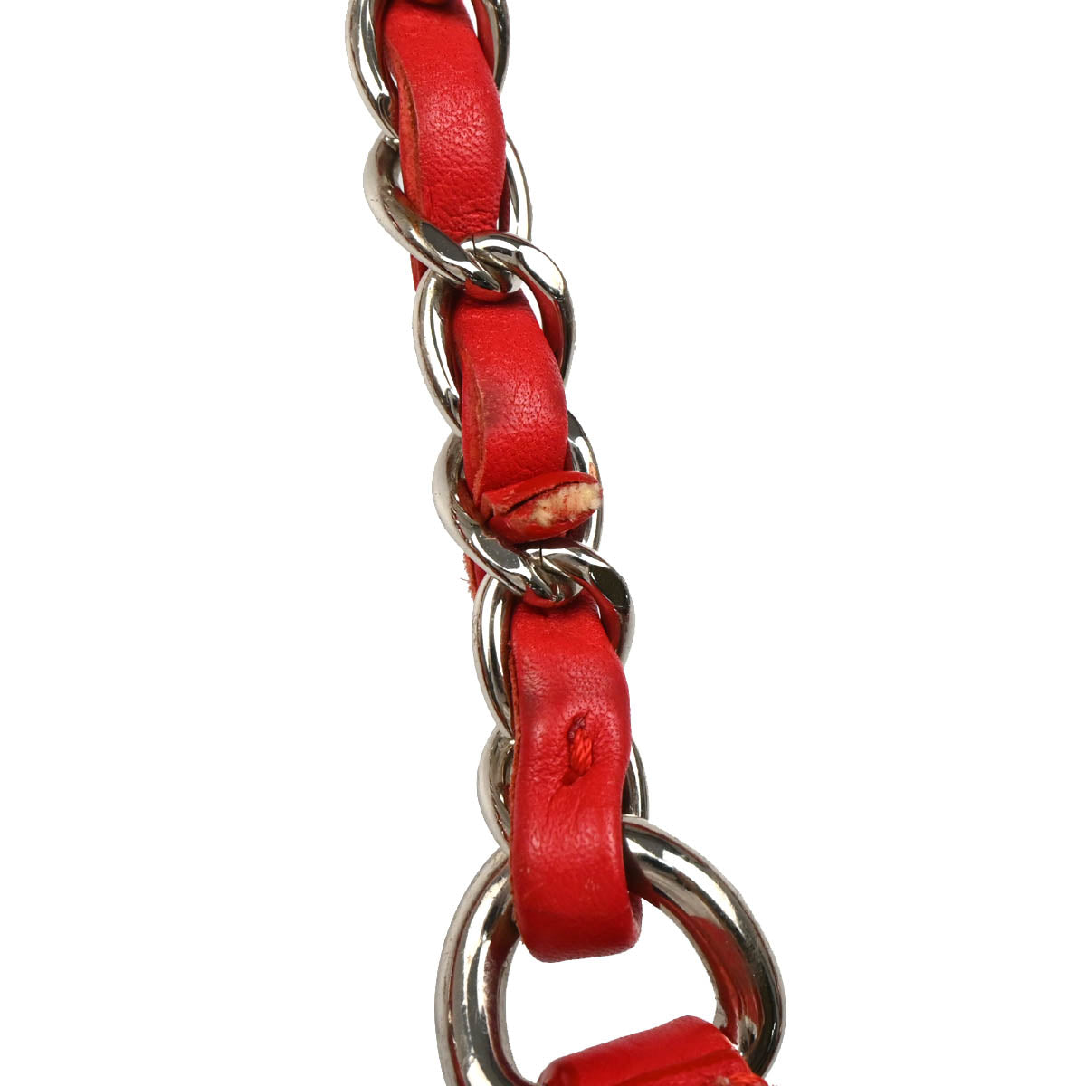 Chanel 2017 Red Caviar Half Coco CC Box Shoulder Bag