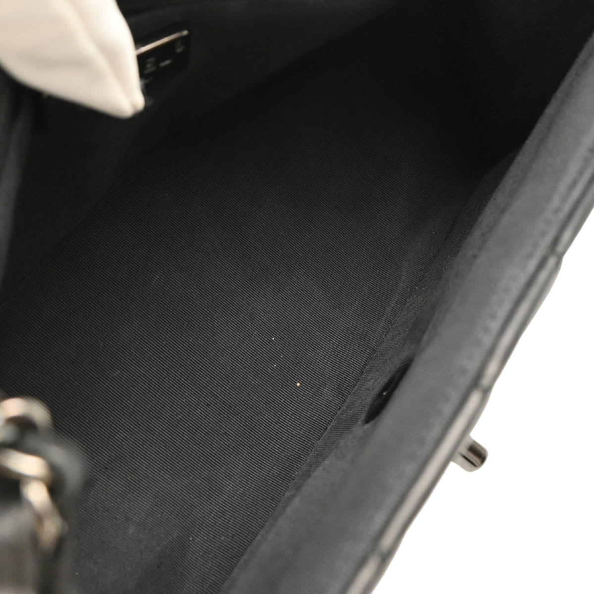 Chanel 2016-2017 Black Lambskin Cockpit Flap Shoulder Bag