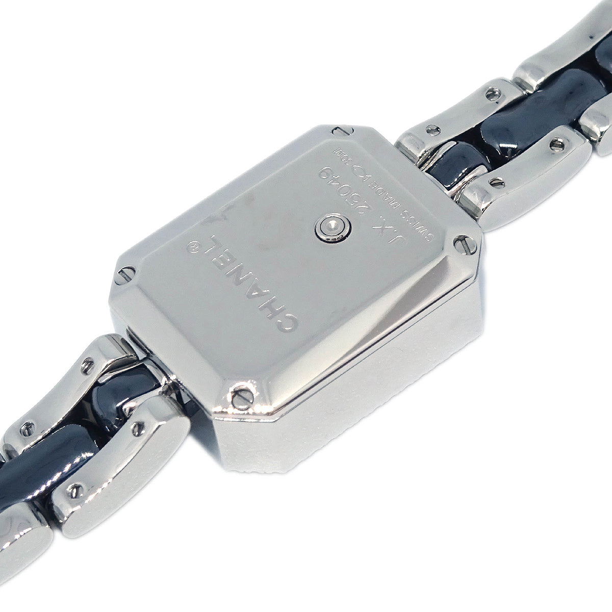 Chanel Premiere H2163 Quartz Watch Ceramic SS Diamond