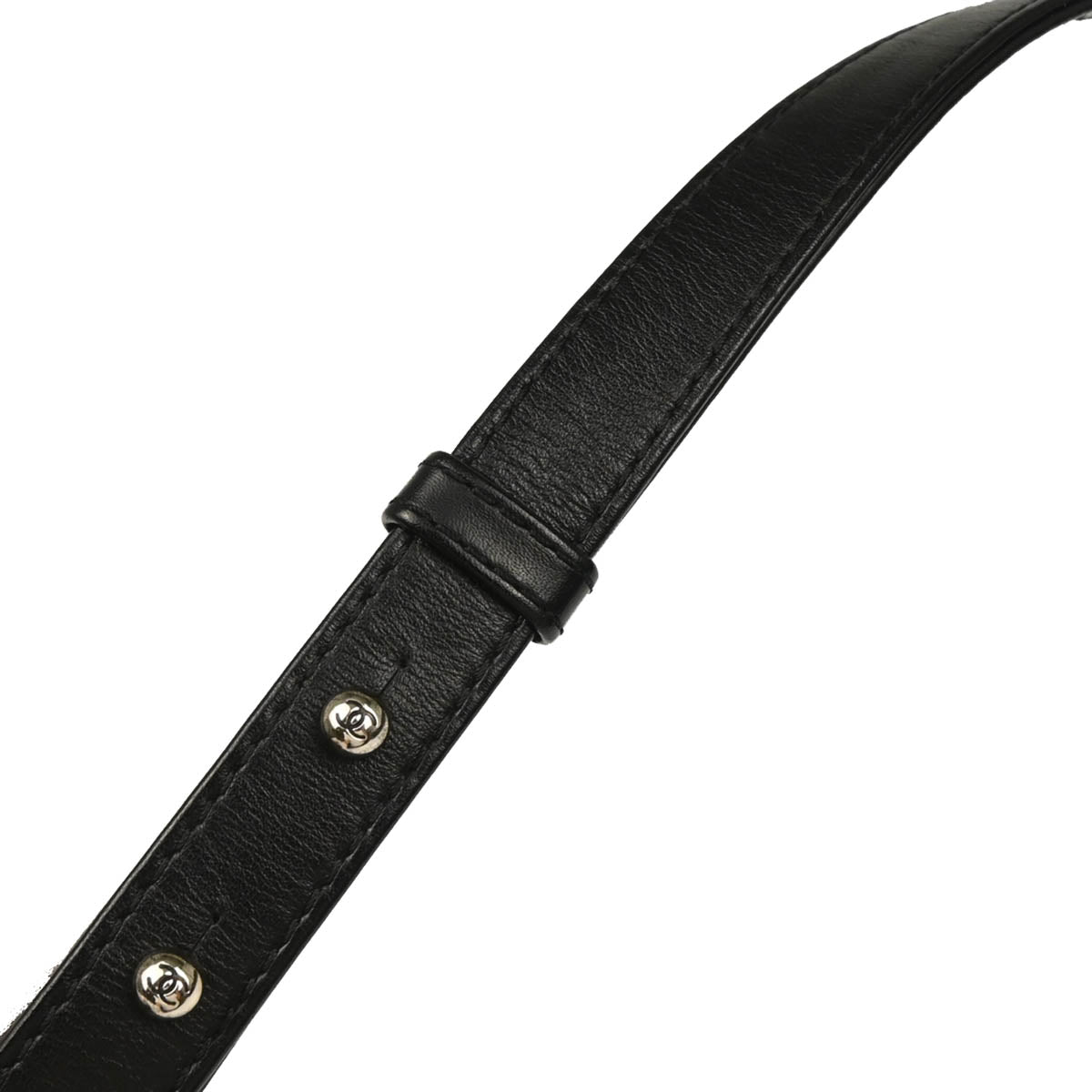 Boy Reverso Chanel 2013-2014 Black Lambskin Medium Shoulder Bag