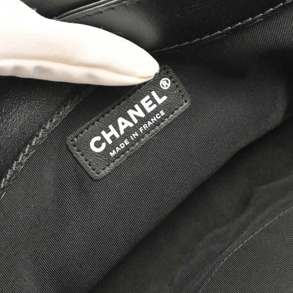 Boy Reverso Chanel 2013-2014 Black Lambskin Medium Shoulder Bag