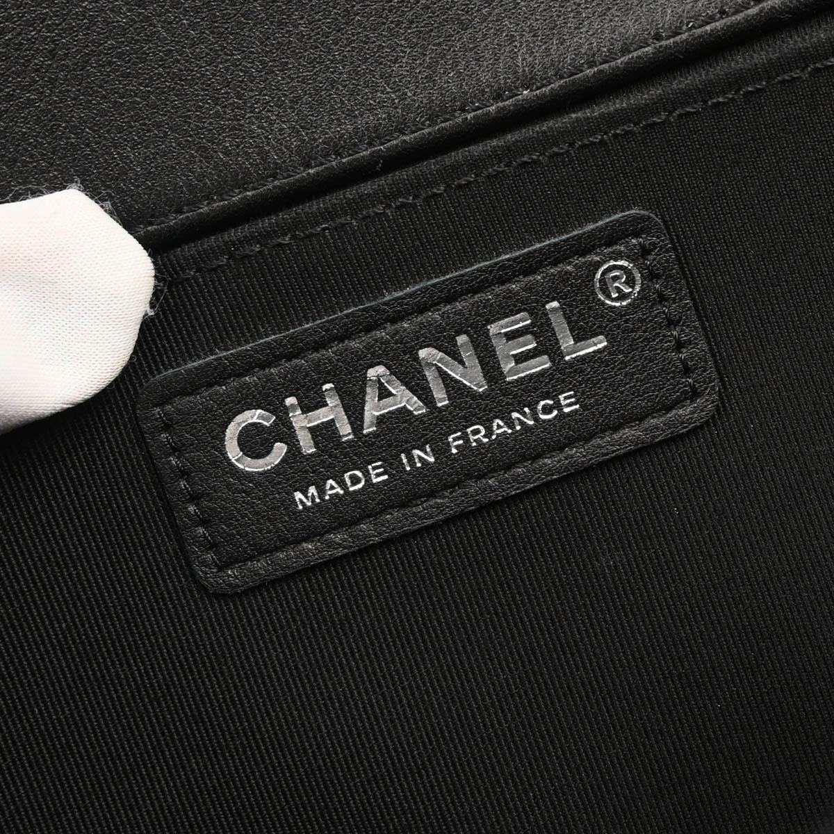 Boy Chanel 2018-2019 Black Cotton Medium Shoulder Bag