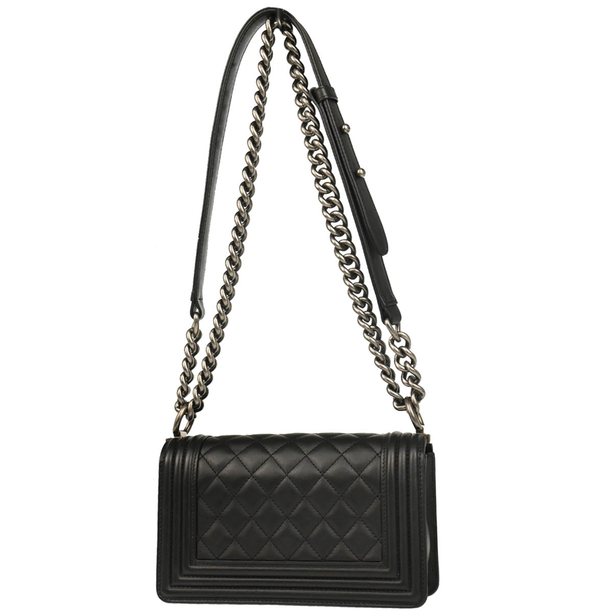 Boy 2018-2019 Chanel Black Lambskin Small Chain Shoulder Bag