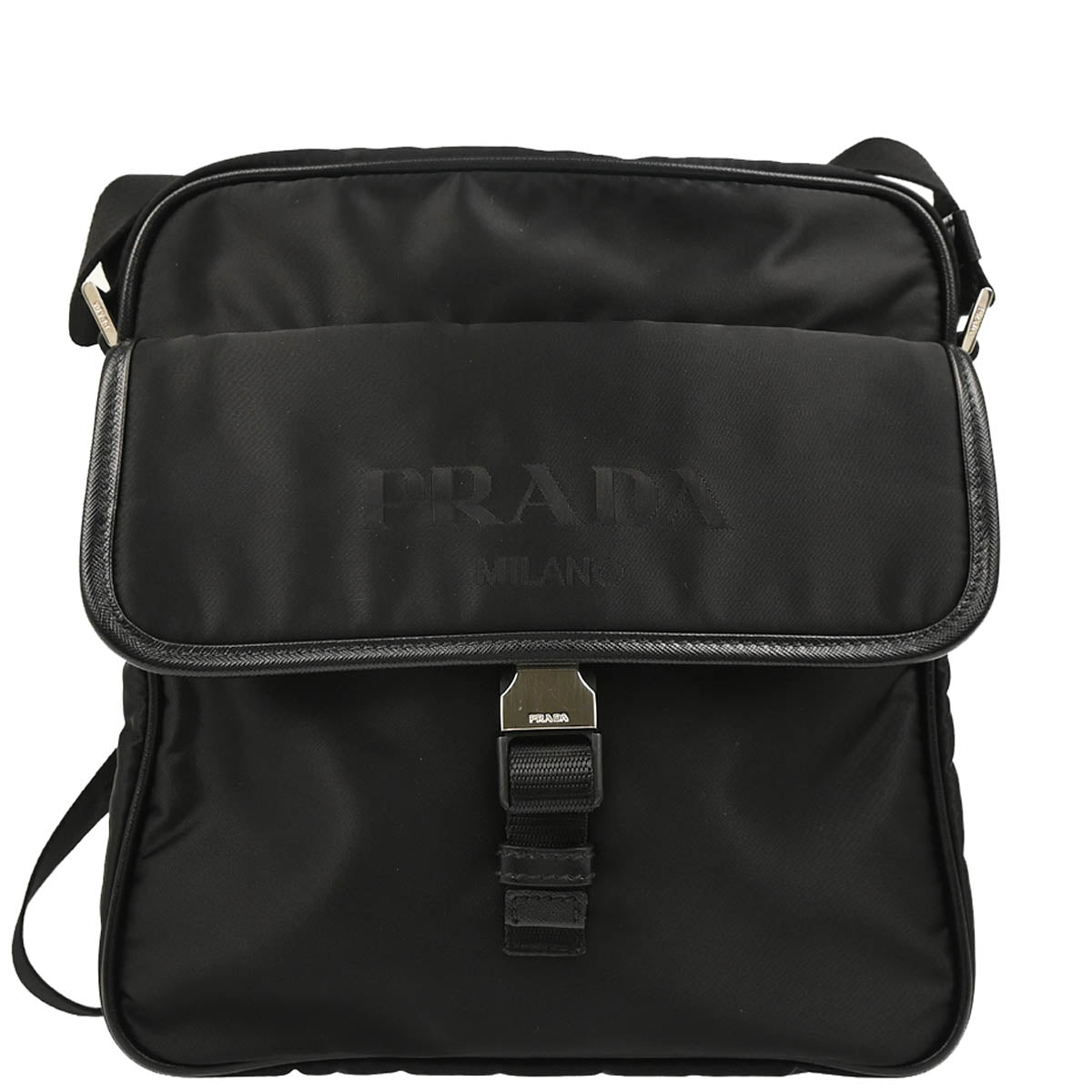 Prada Black Nylon Shoulder Bag