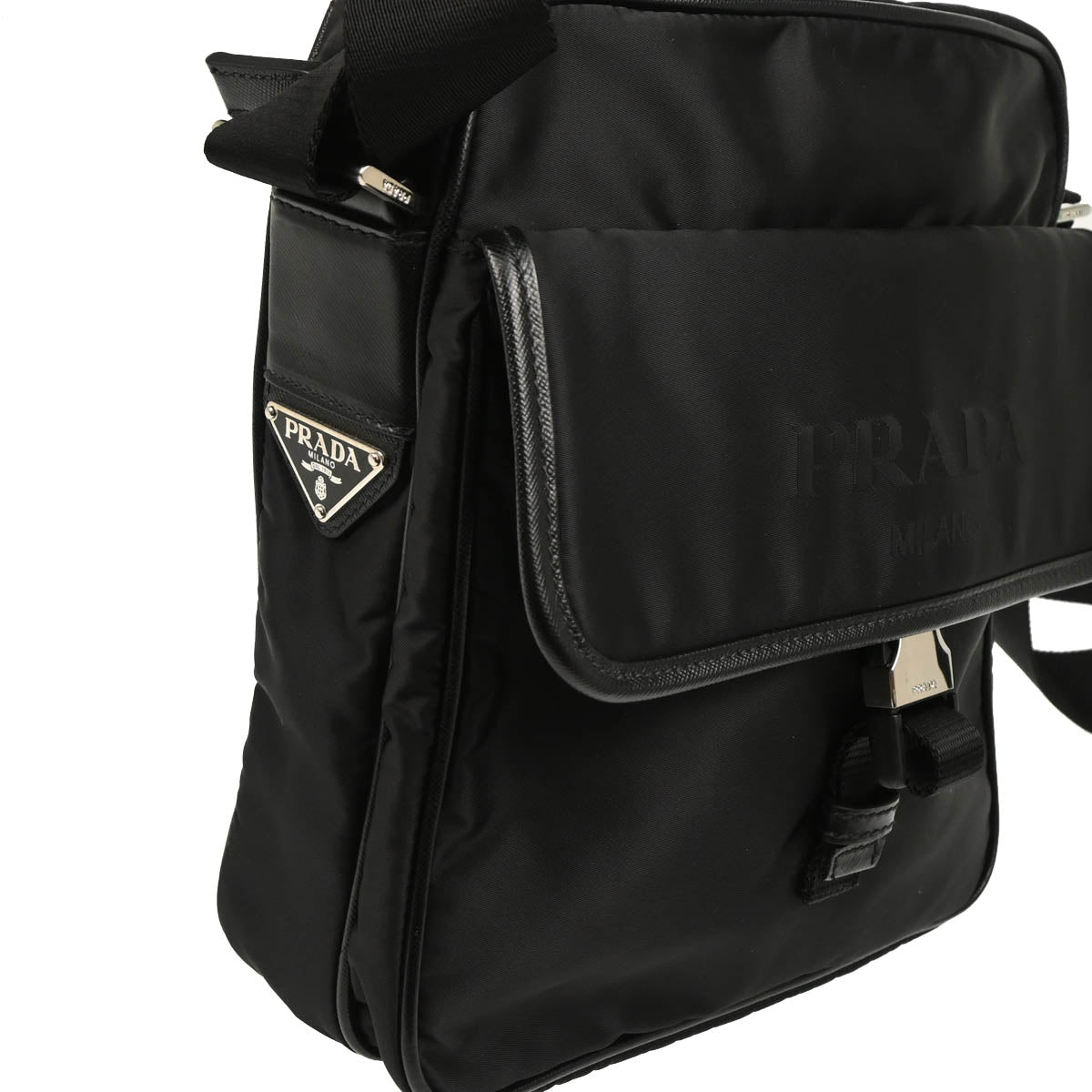 Prada Black Nylon Shoulder Bag