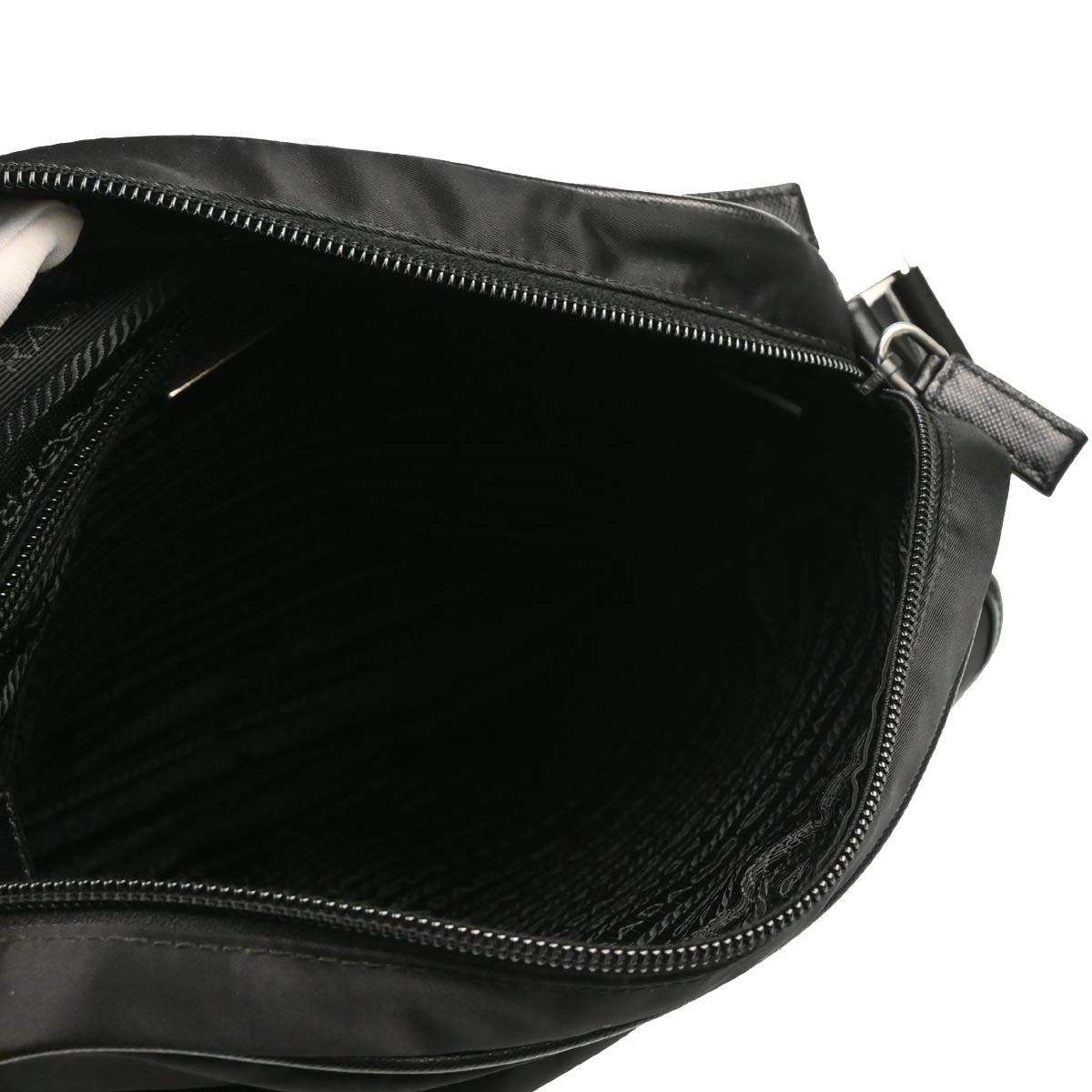 Prada Black Nylon Shoulder Bag