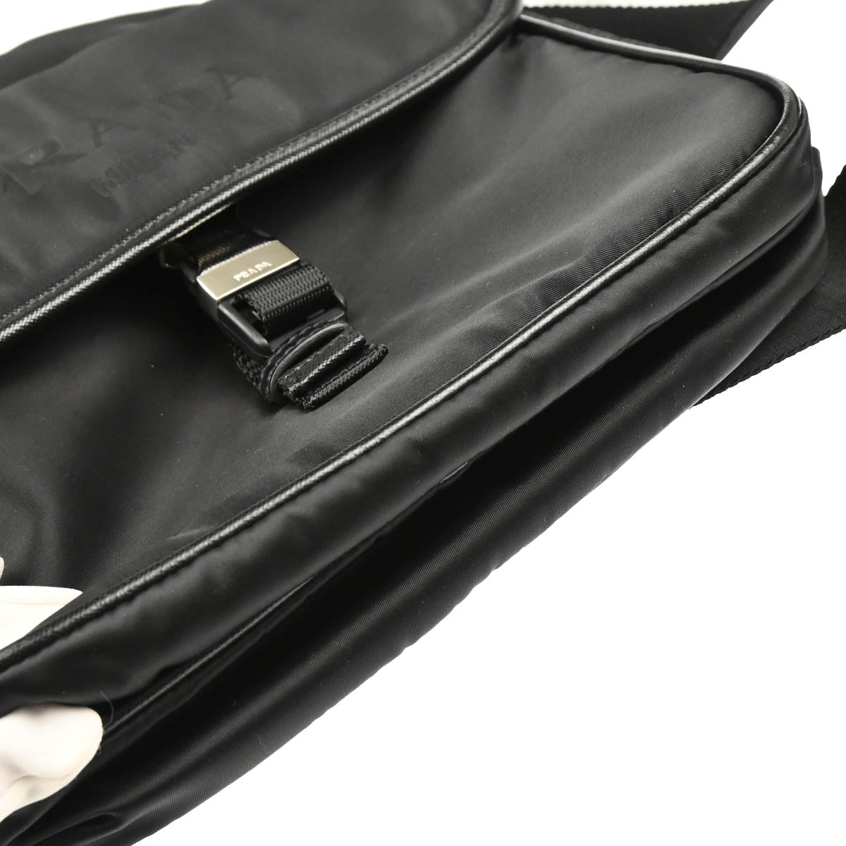 Prada Black Nylon Shoulder Bag