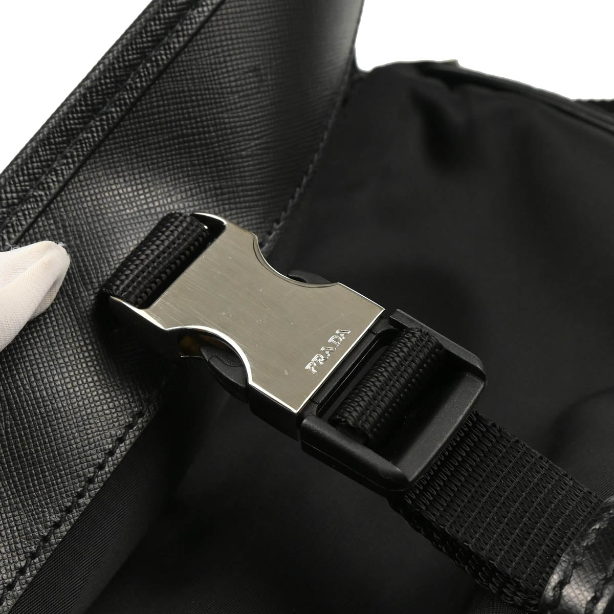 Prada Black Nylon Shoulder Bag