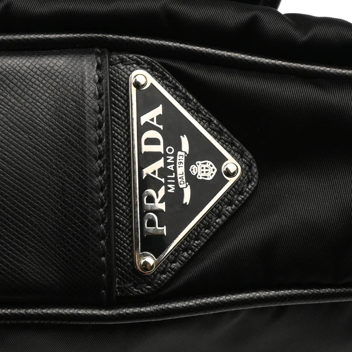 Prada Black Nylon Shoulder Bag