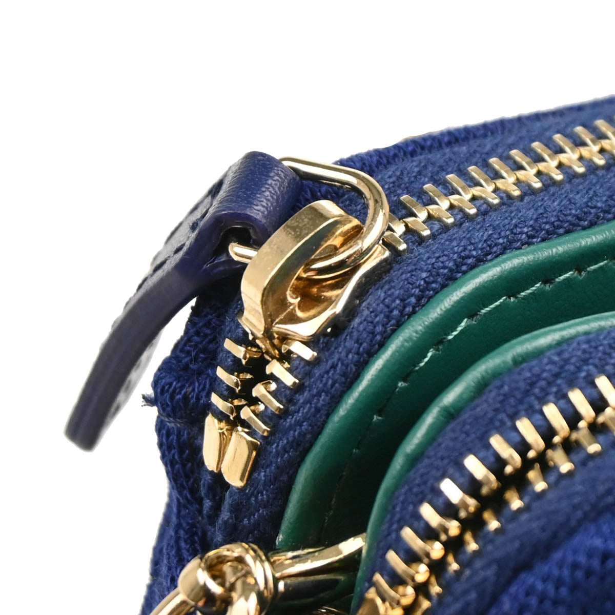 Chanel 2019 Blue Cotton WOC Shoulder Wallet Bag