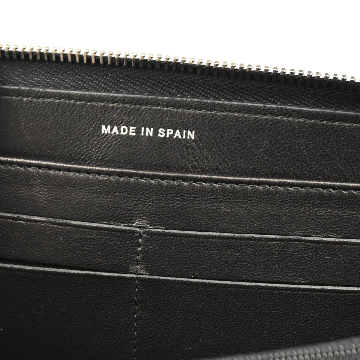 Chanel 2016-2017 Black Patent Leather Coco Boy Zip Around Wallet