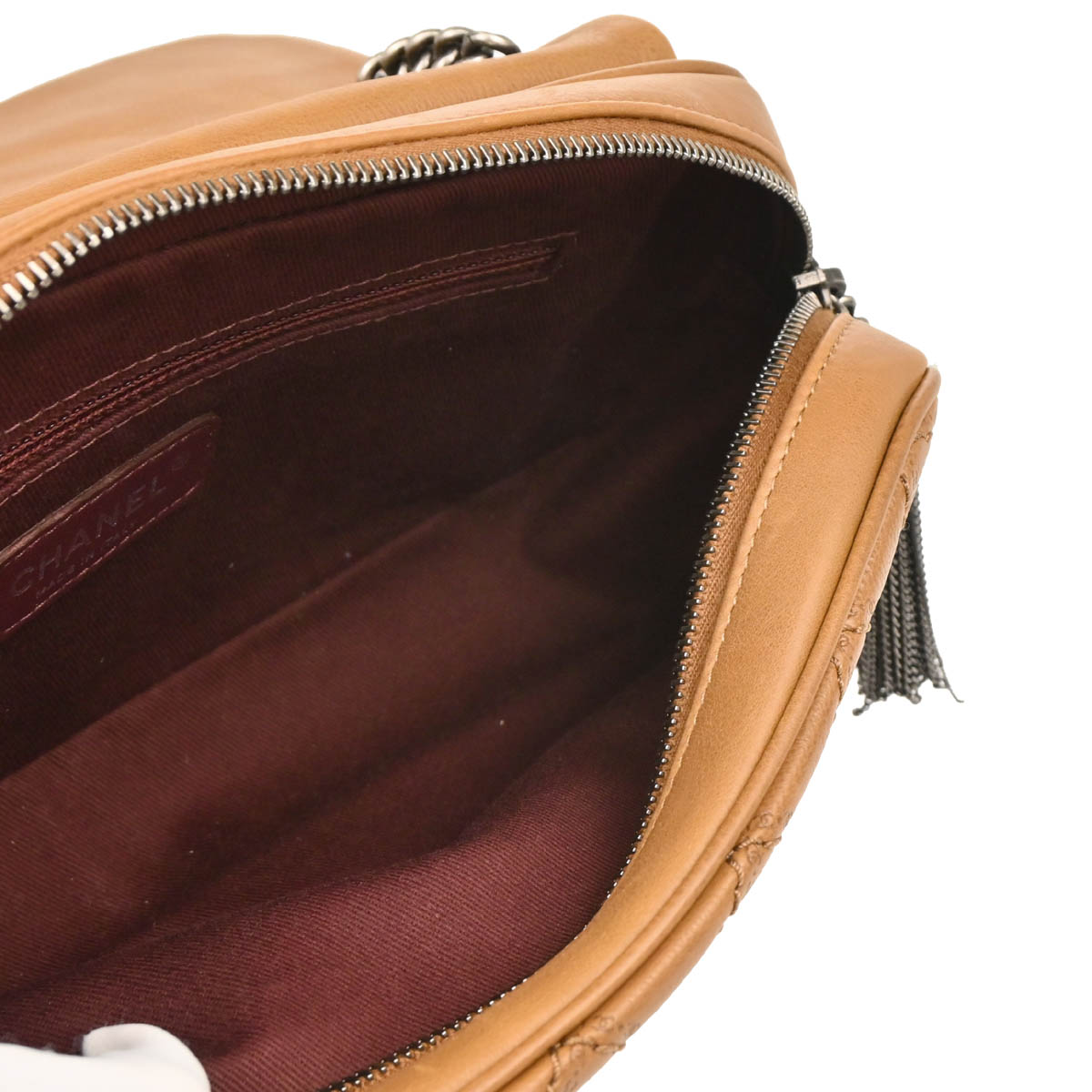 Chanel 2013-2014 Brown Calfskin Coco Sporran Shoulder Bag