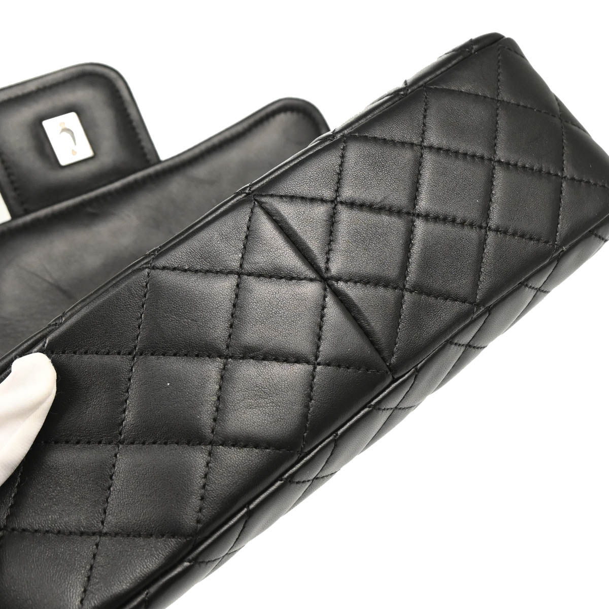 Chanel 2017 Black Lambskin Elementary Chic Shoulder Bag