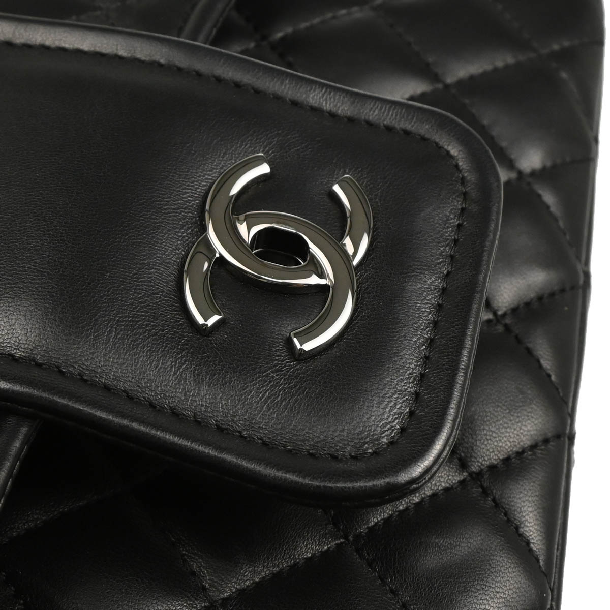 Chanel 2017 Black Lambskin Elementary Chic Shoulder Bag