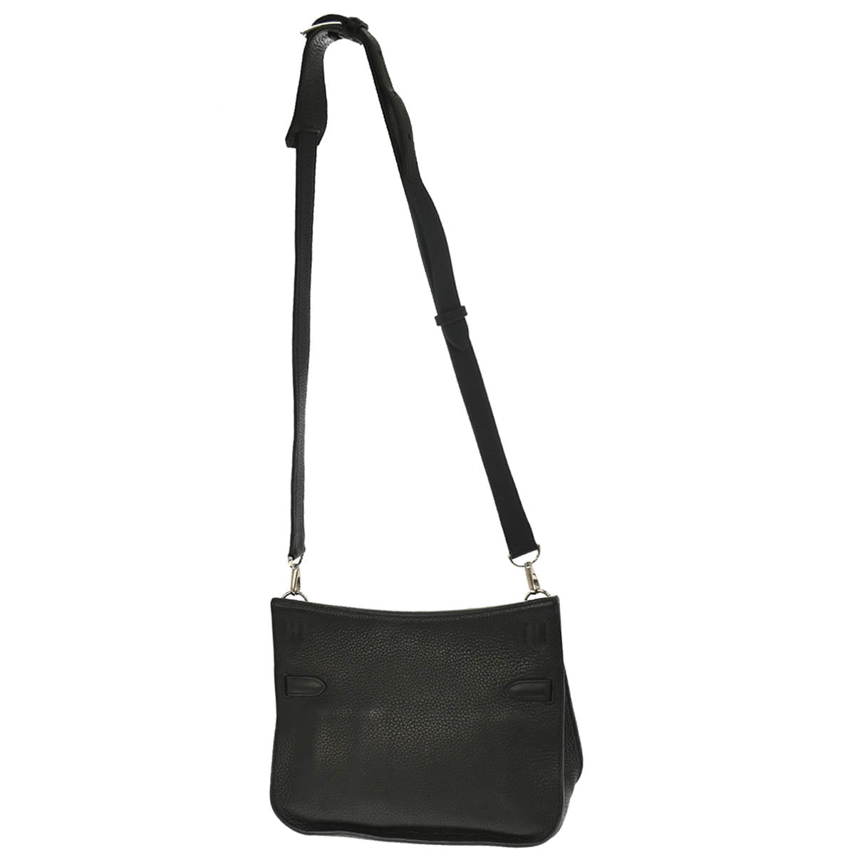 Hermes 2010 Black Taurillon Clemence Jypsiere 28 Shoulder Bag
