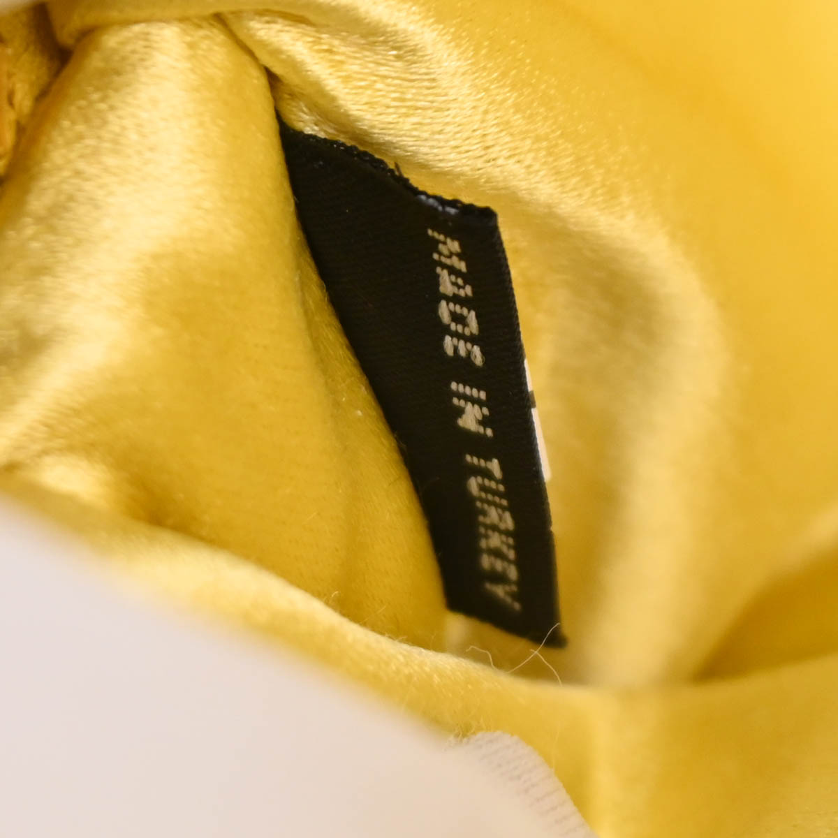 Miu Miu Yellow Lambskin Matelasse Handbag