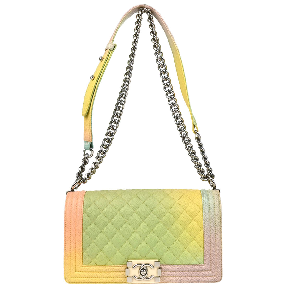 Boy Chanel Pastel Color Caviar Medium Shoulder Bag
