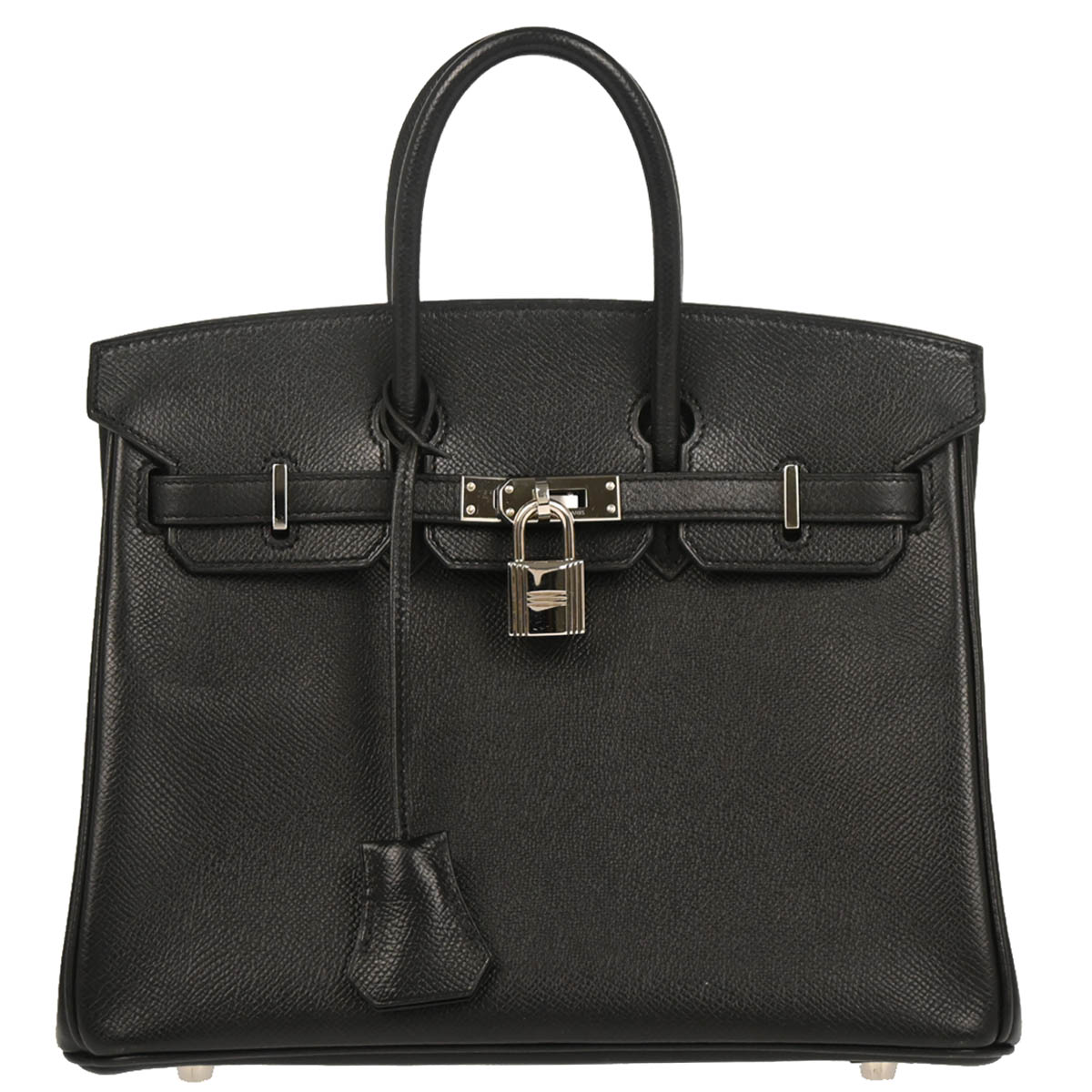 Hermes Black Epsom Birkin 25 Handbag