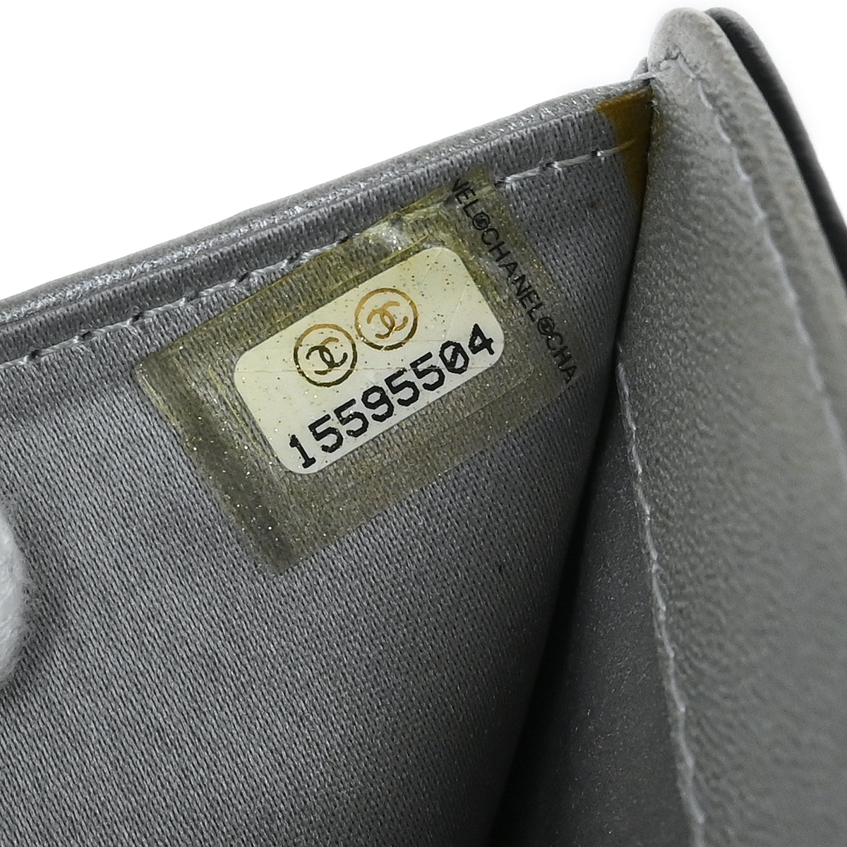 Chanel 2011 Black Calfskin Camellia Long Wallet