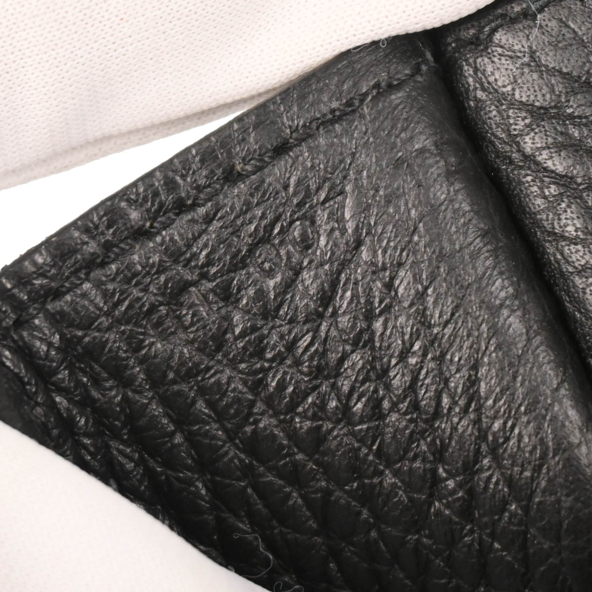 Hermes Black Togo Halzan 25 2way Shoulder Handbag
