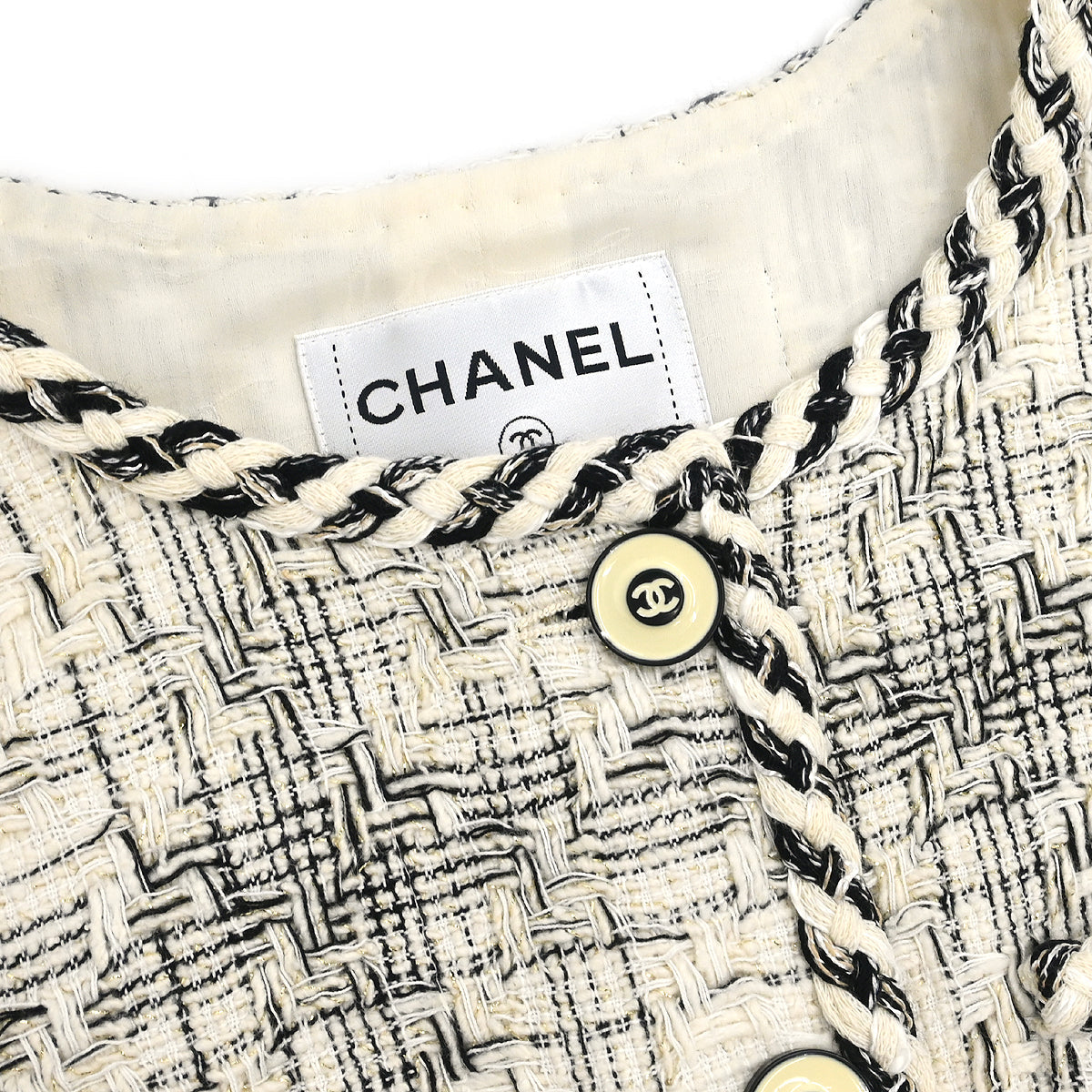 Chanel 2018 Setup Suit Jacket Skirt White #40