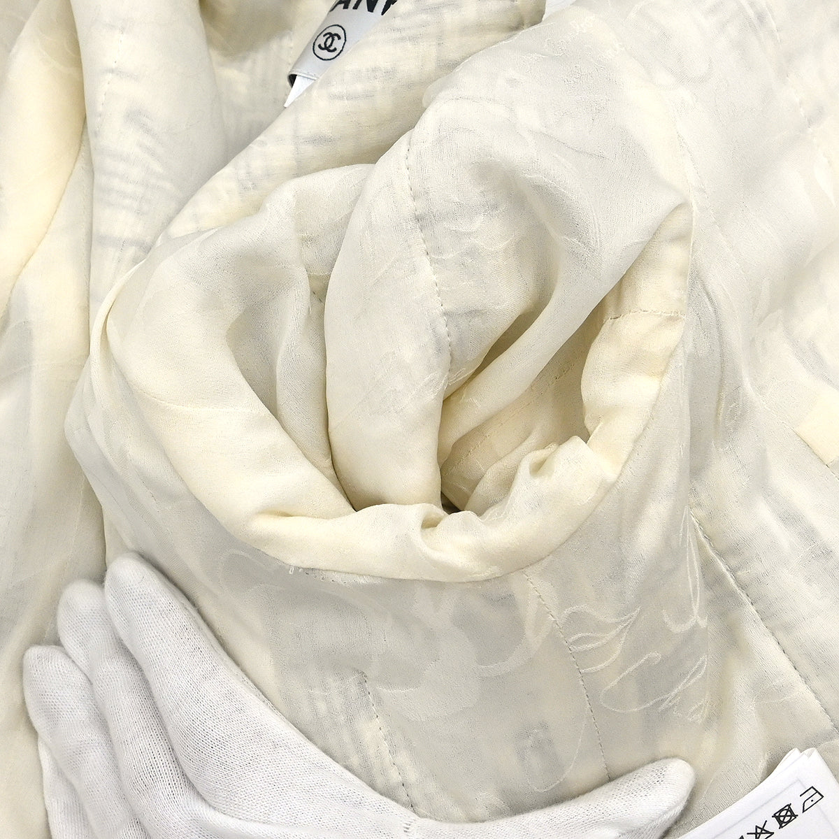 Chanel 2018 Setup Suit Jacket Skirt White #40