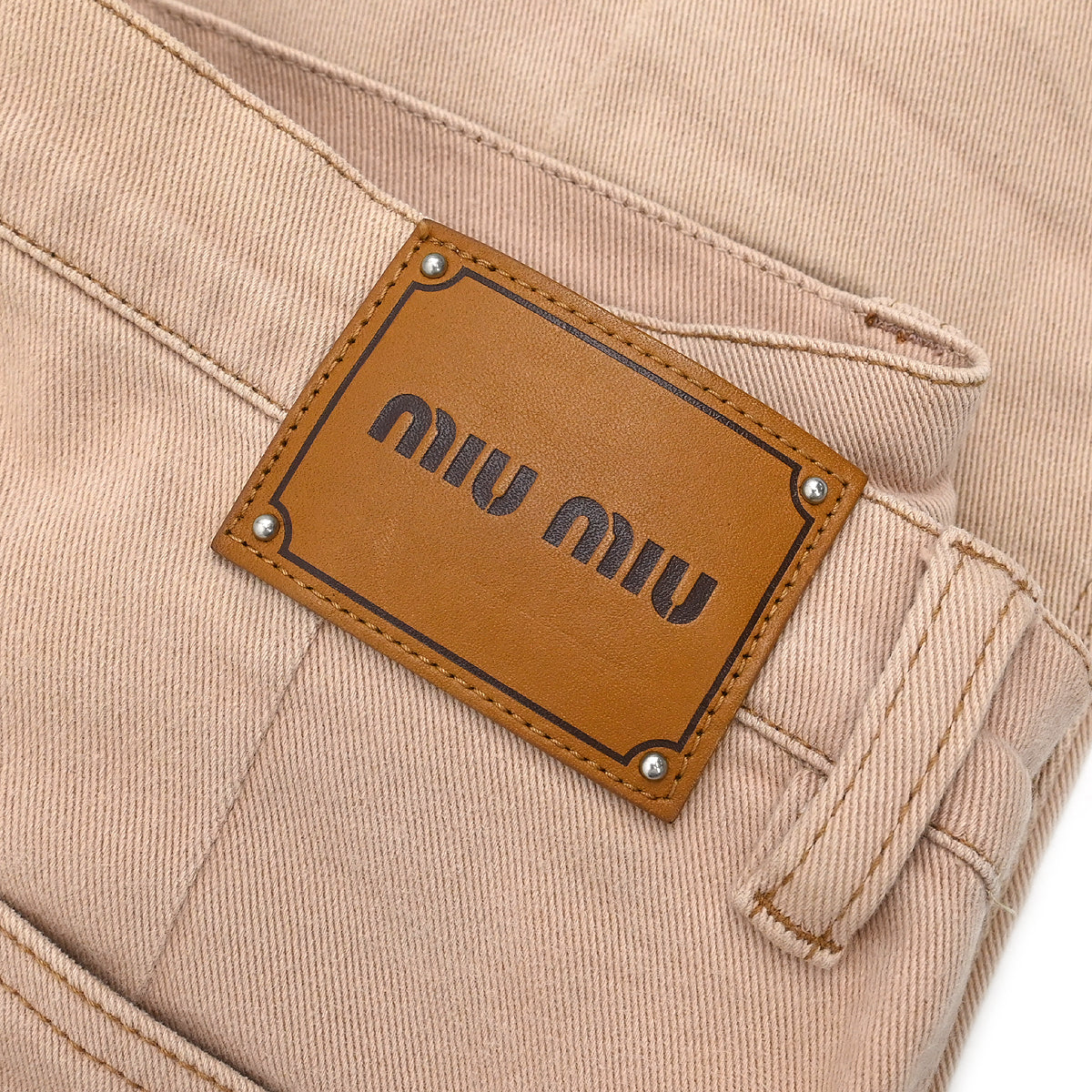 Miu Miu 2017 Long Pants Beige #40