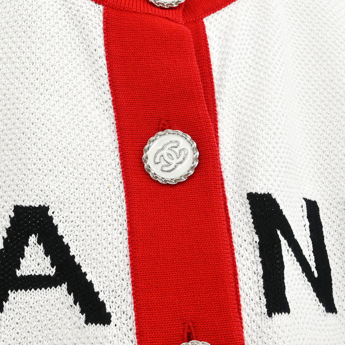 Chanel Cardigan White #34
