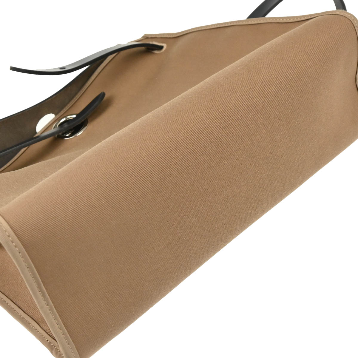 Hermes Brown Black Officier Herbag Zip PM 2 in 1 Tote Bag