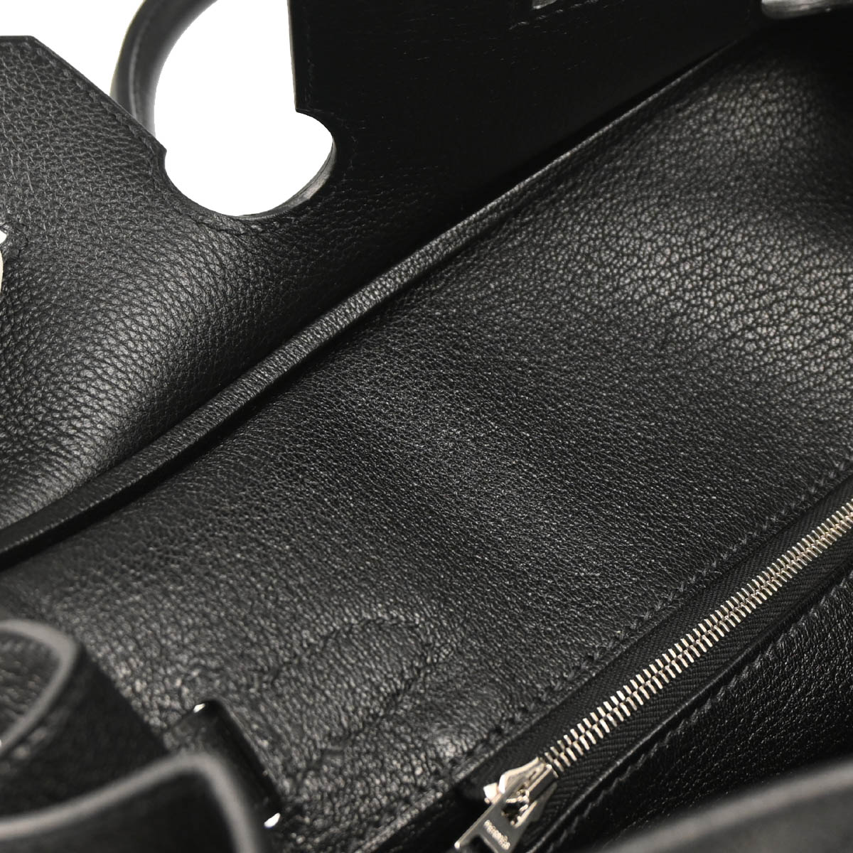 Hermes Black Evercalf Birkin 30 Handbag