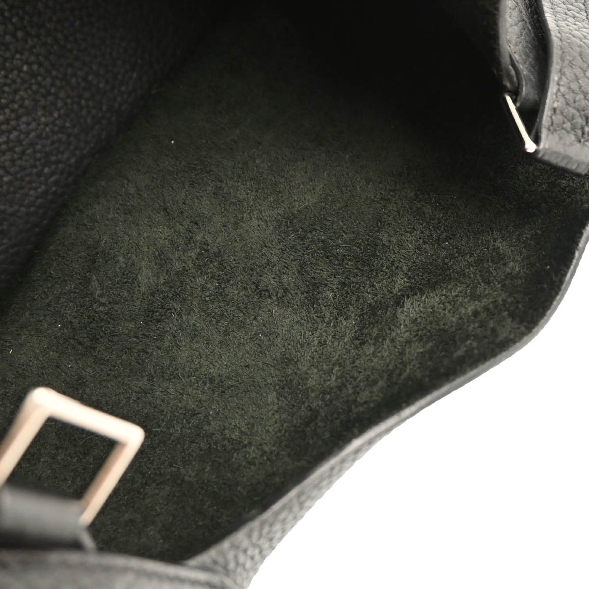 Hermes Black Taurillon Clemence Picotin Lock 22 MM Handbag