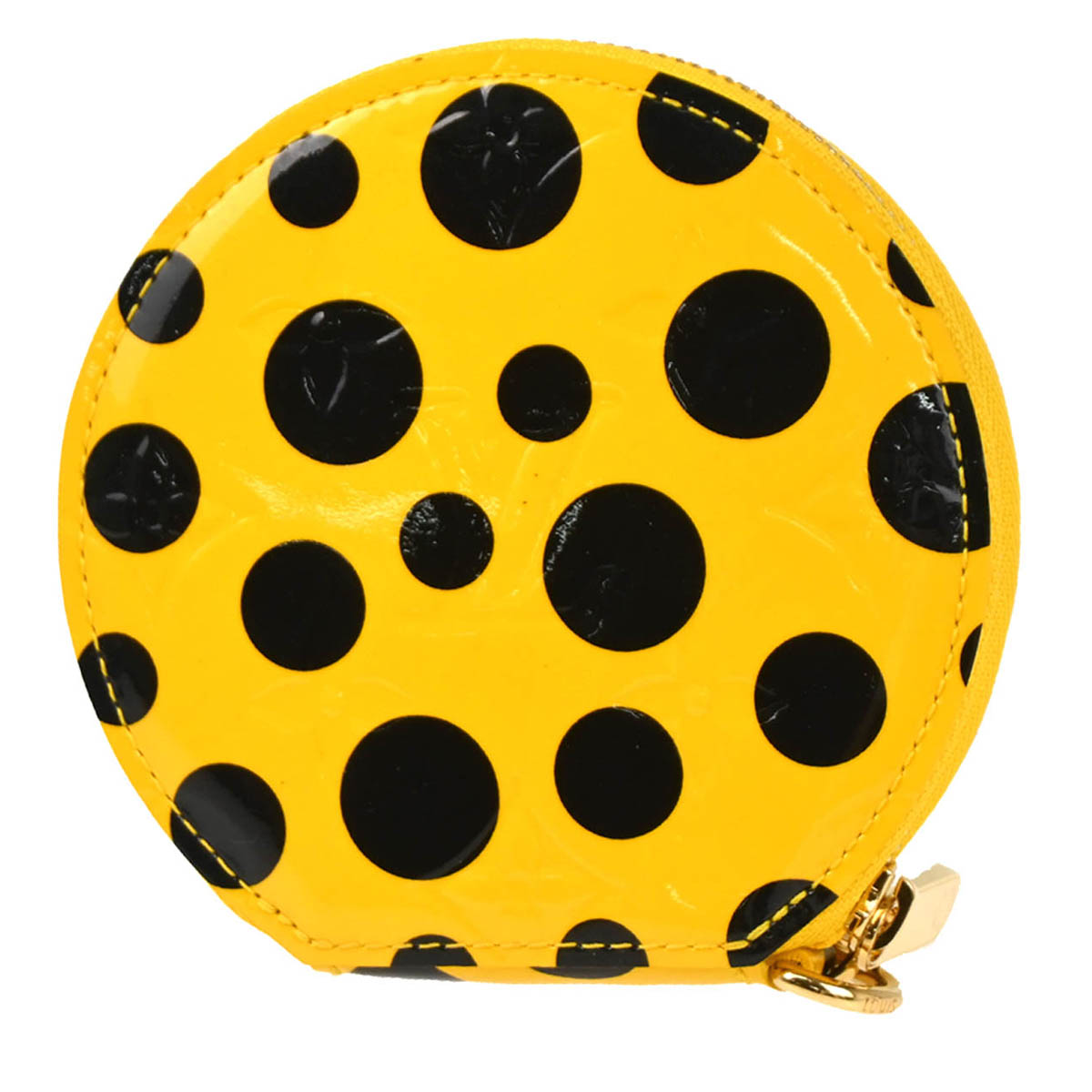 Louis Vuitton Yellow Pumpkin Dot Porte Monnet Chapeau M91569