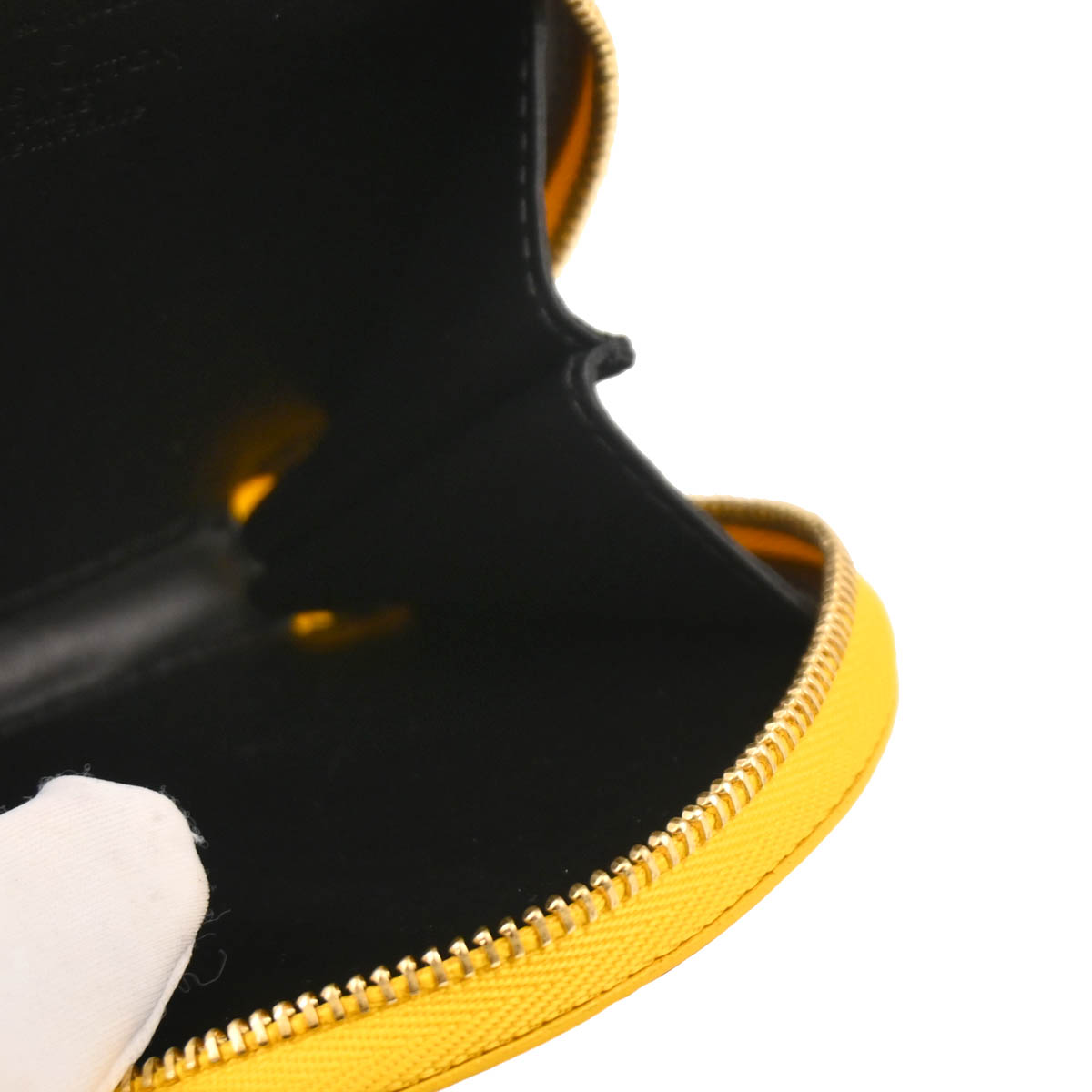 Louis Vuitton 2012 Yellow Pumpkin Dot Porte Monnet Chapeau M91569