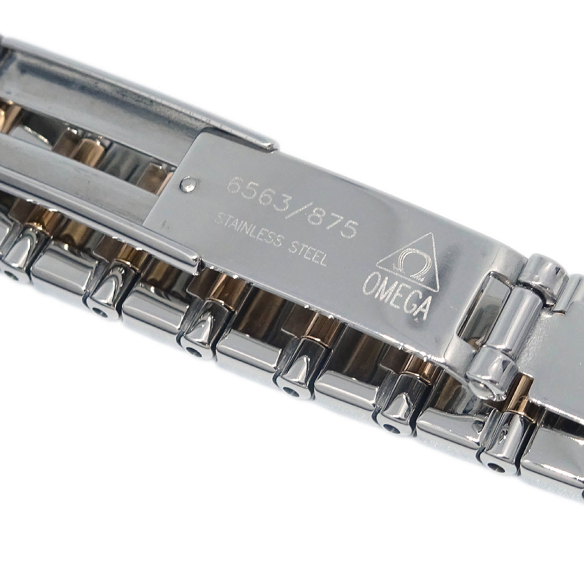 Omega Constellation Quartz Watch 18KPG SS Diamond Shell