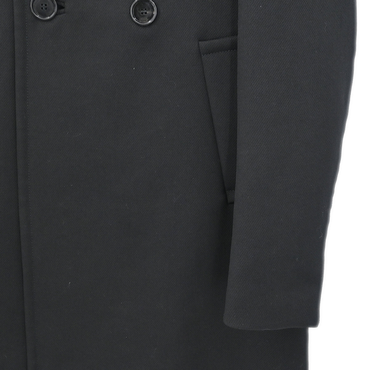 Prada 2010 Double Breasted Coat Black #46