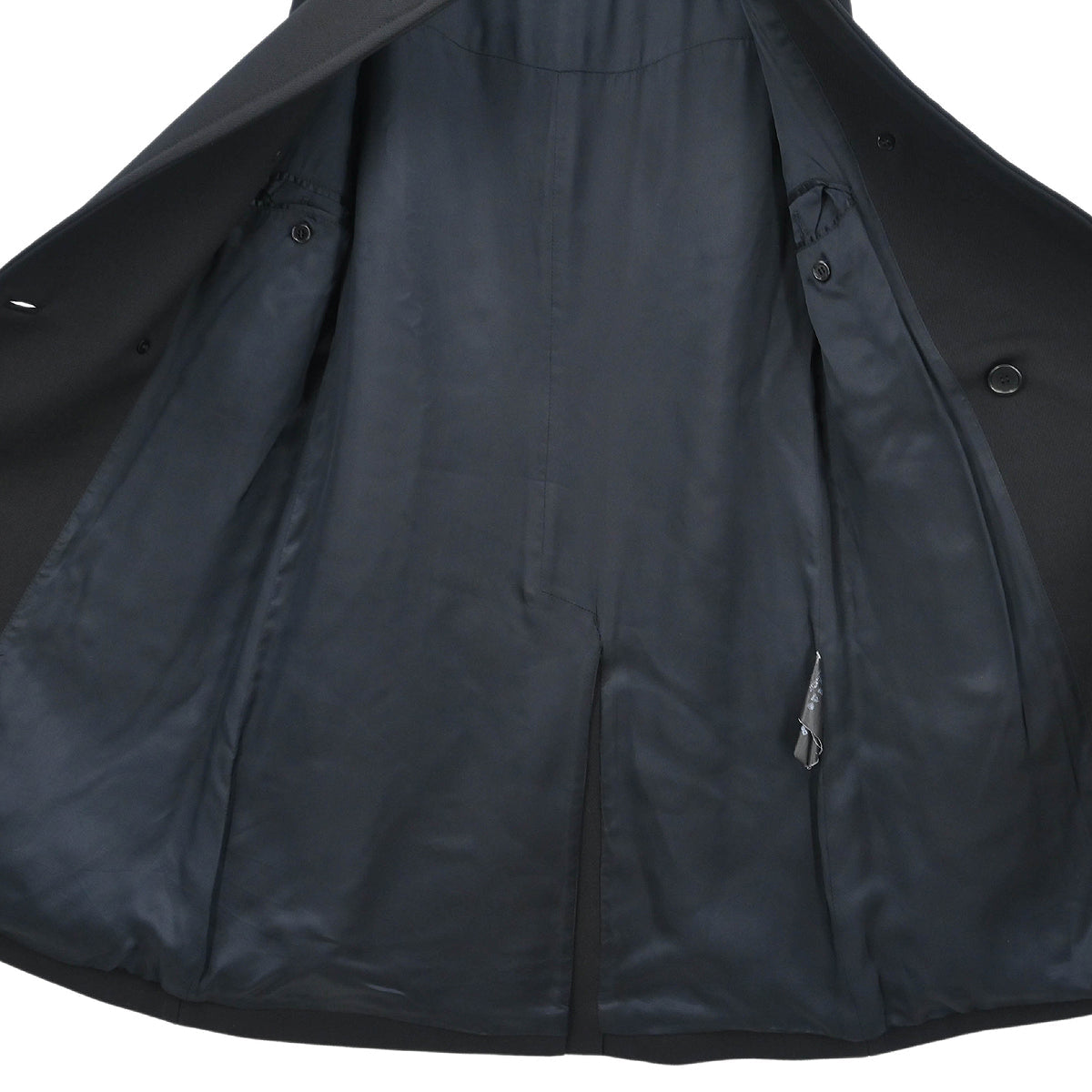 Prada 2010 Double Breasted Coat Black #46