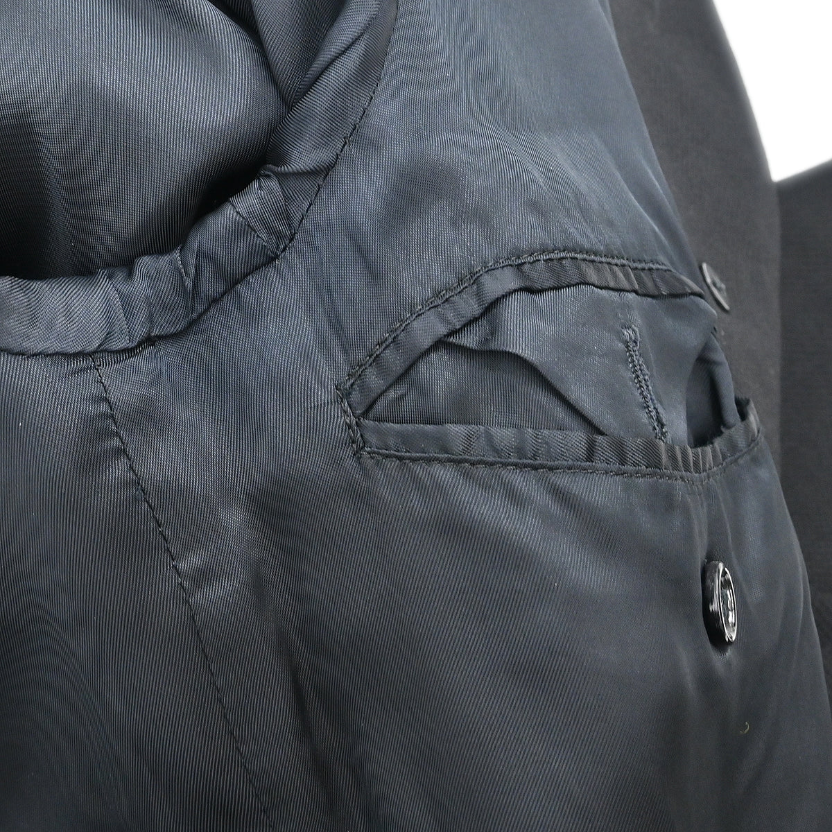 Prada 2010 Double Breasted Coat Black #46
