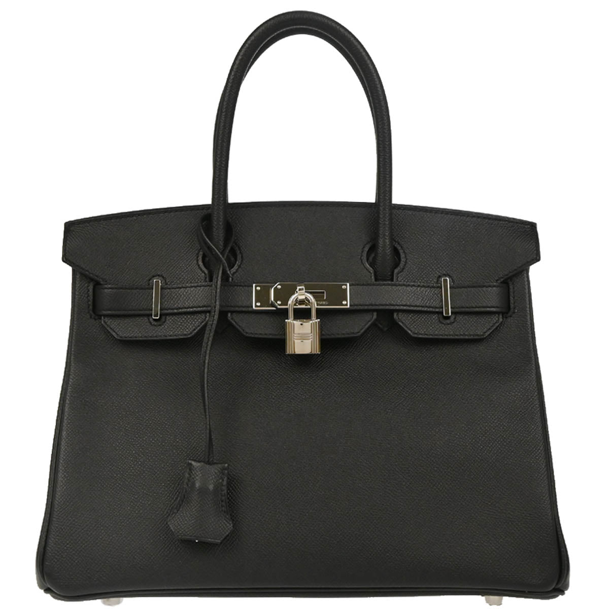 Hermes Black Epsom Birkin 30 Handbag