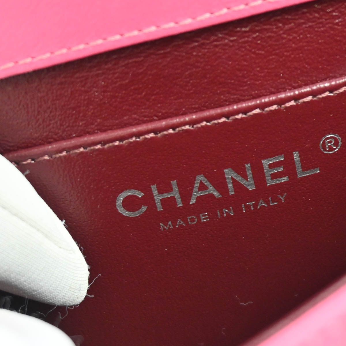 Chanel 2013-2014 Pink Lambskin Shoulder Bag