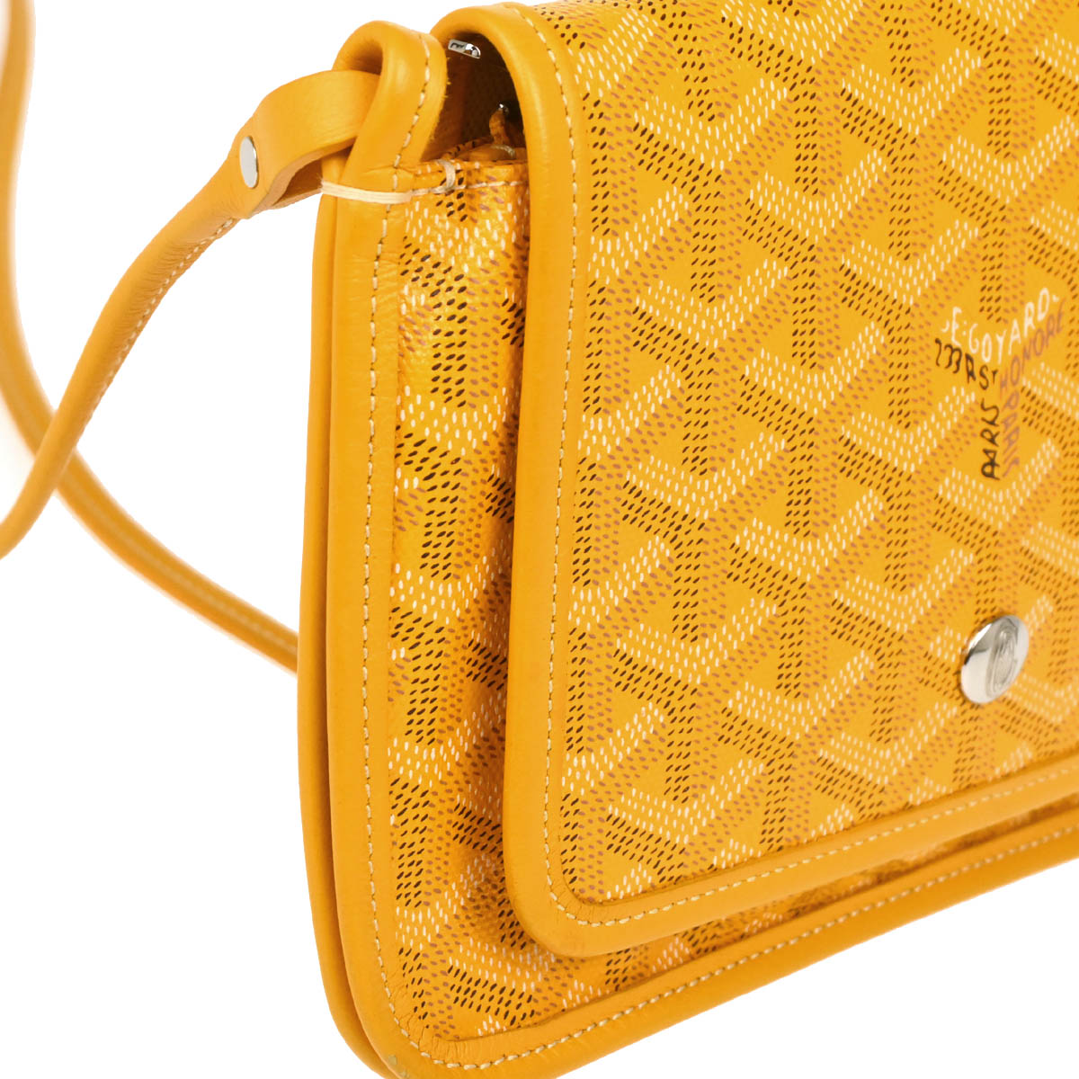 Goyard 2019 Yellow Plumet Shoulder Bag Pochette Wallet