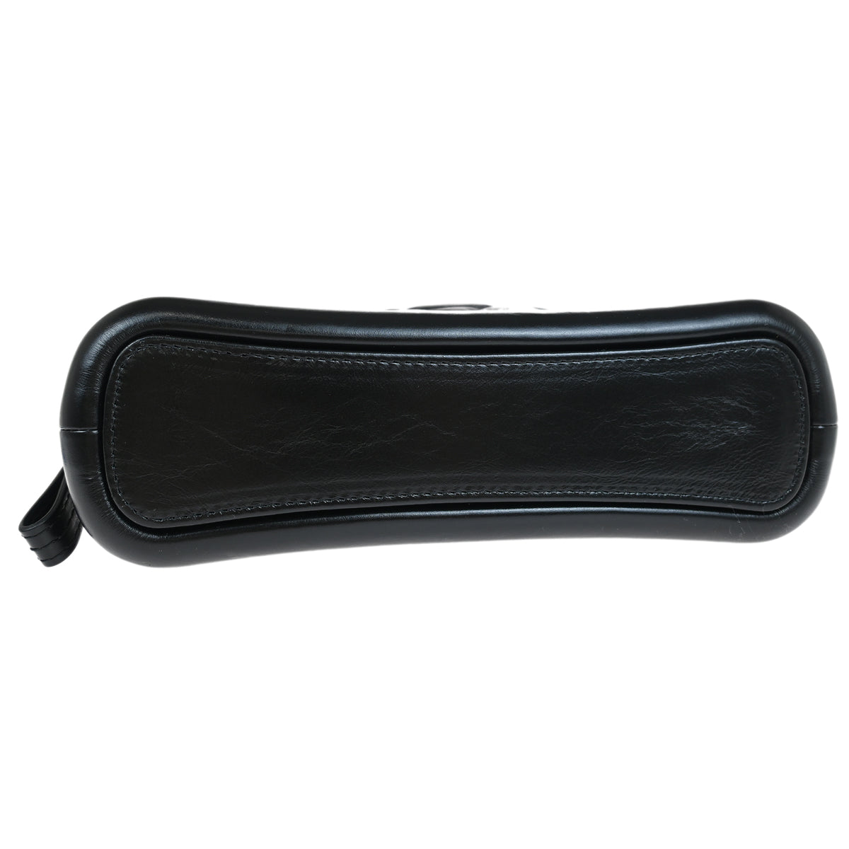 Chanel Black Calfskin Lambskin Gabrielle Cosmetic Pouch