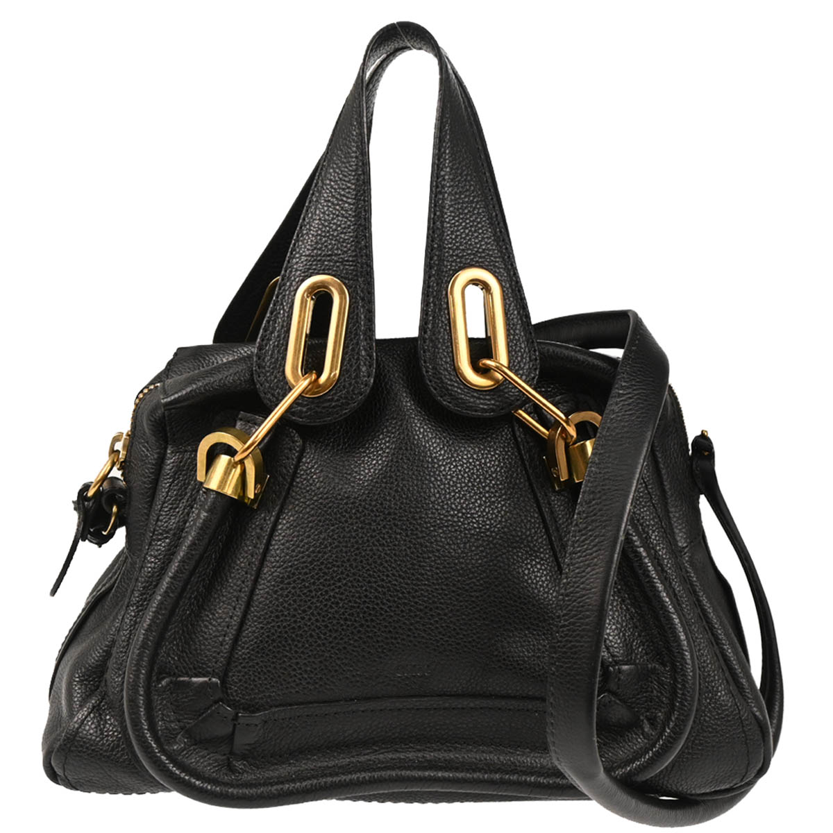 Chloe 2012 Grained Leather Paraty 30 Bag