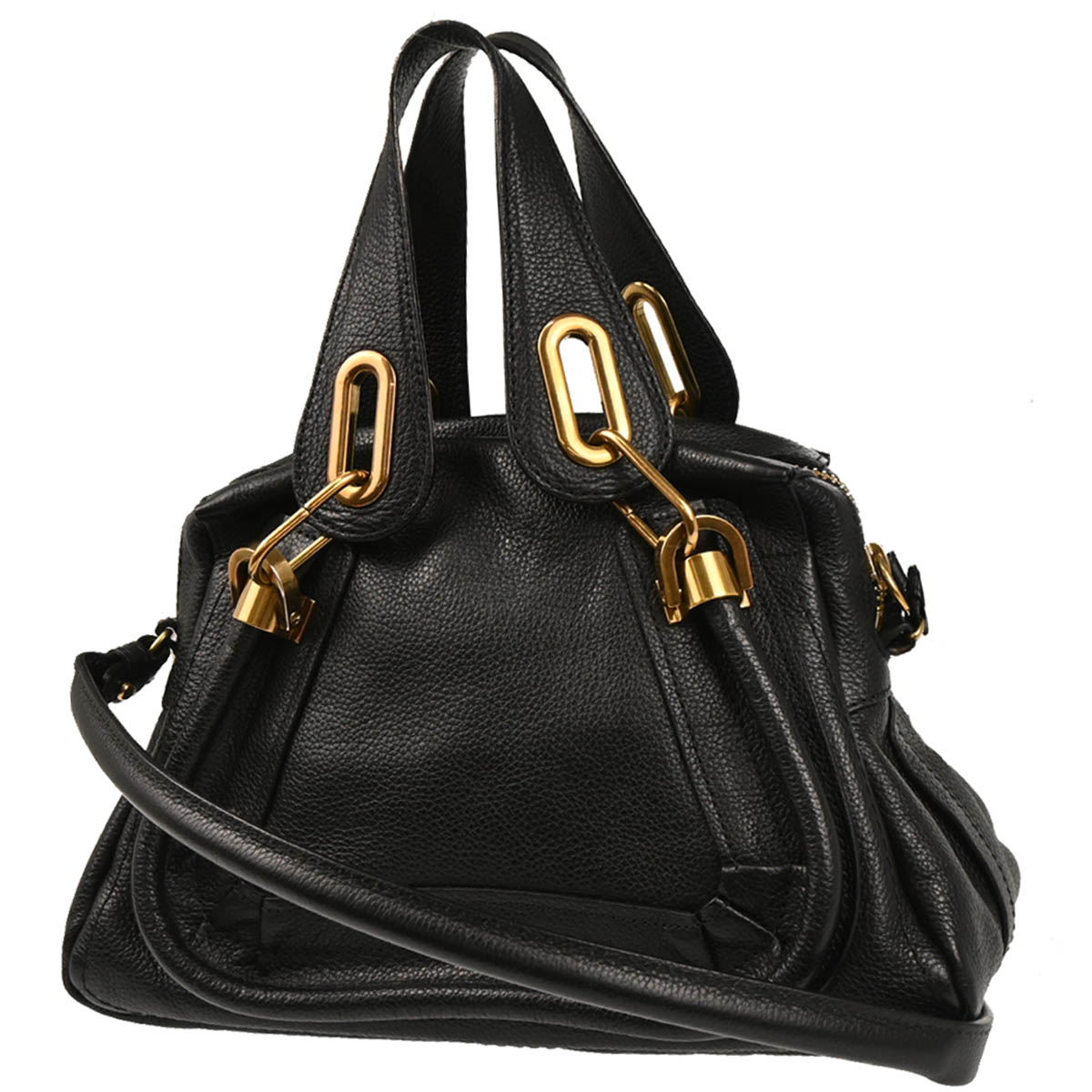 Chloe 2012 Grained Leather Paraty 30 Bag