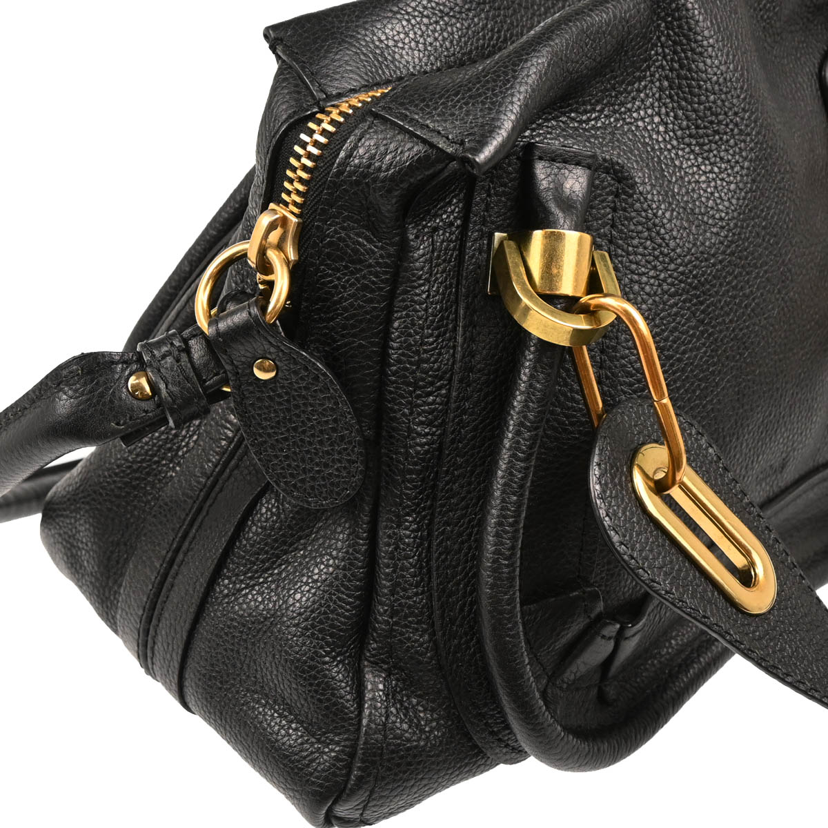 Chloe 2012 Grained Leather Paraty 30 Bag