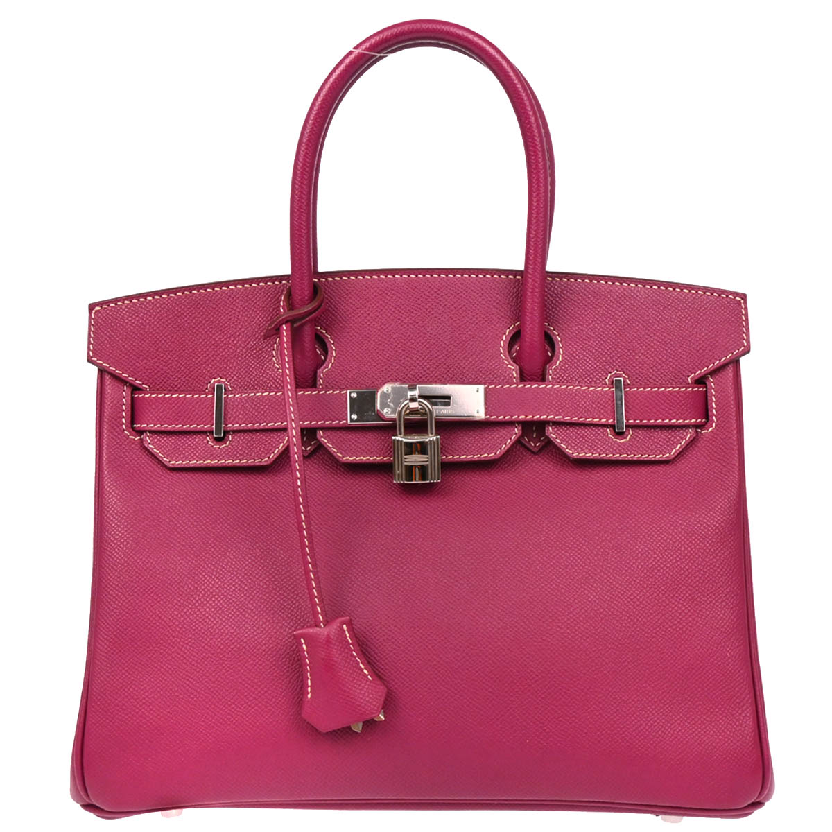 Hermes 2011 Tosca x Rose Tyrien Epsom Birkin 30 Candy Handbag