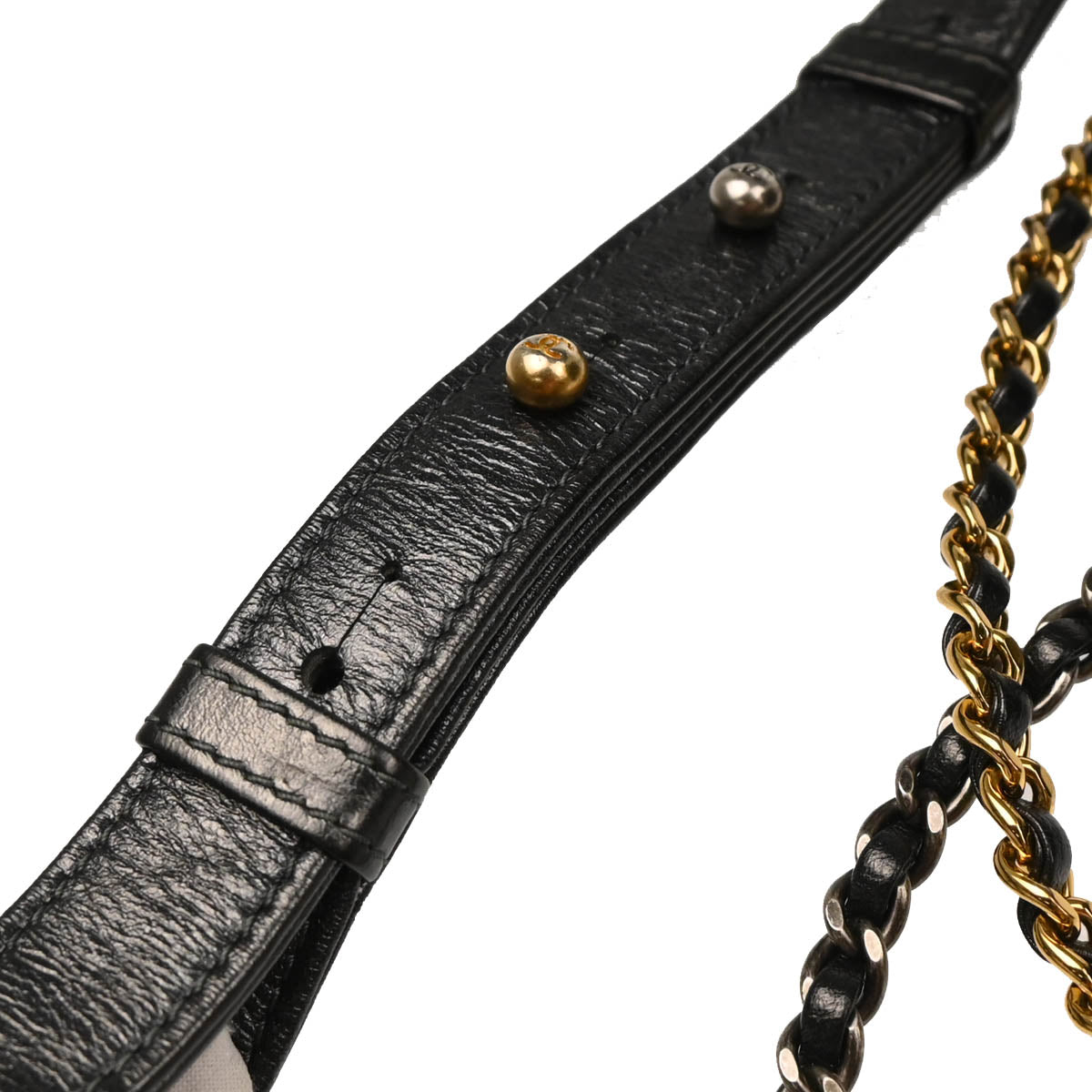 Chanel 2019 Black Lambskin Calfskin Small Gabrielle Shoulder Bag