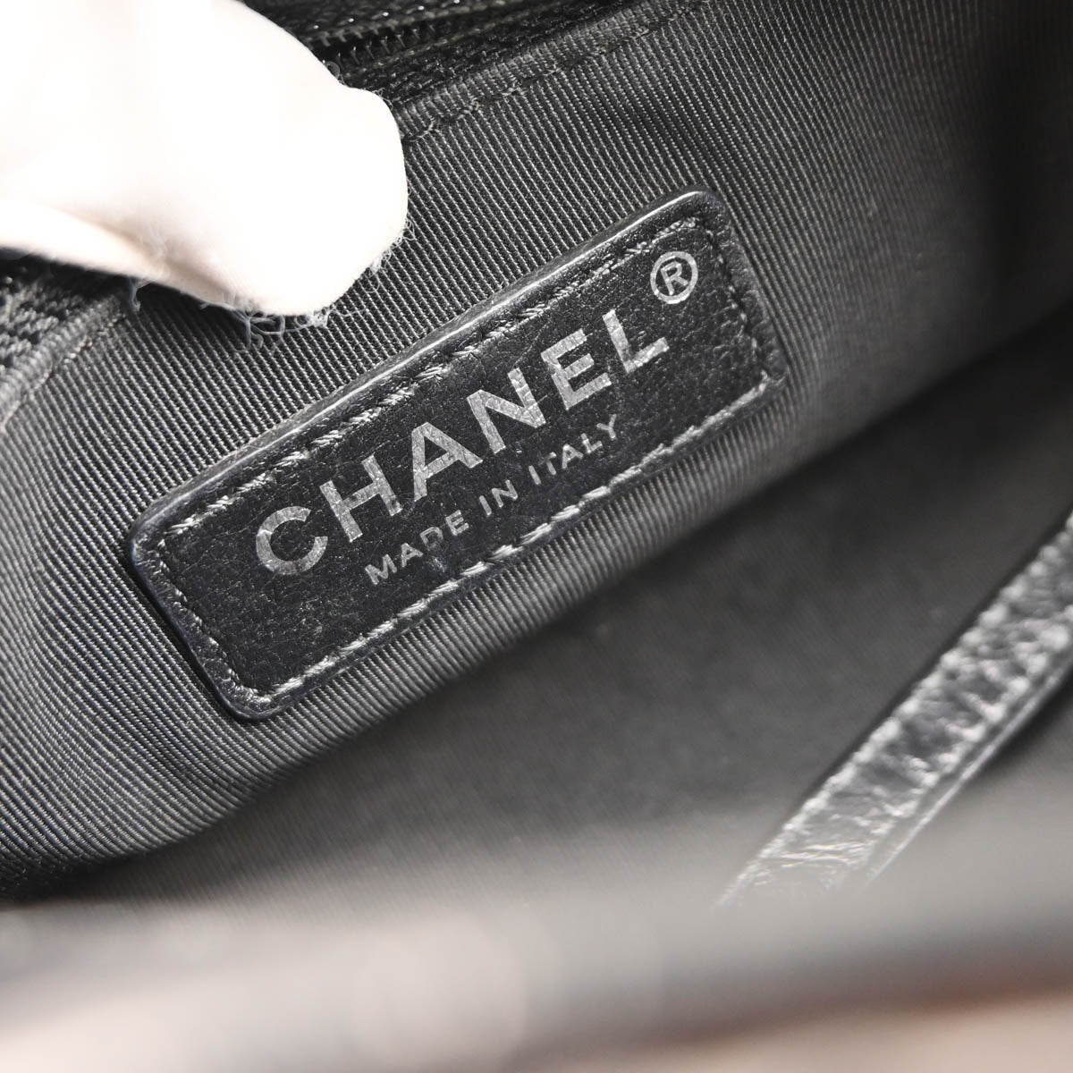 Chanel 2019 Black Lambskin Calfskin Small Gabrielle Shoulder Bag